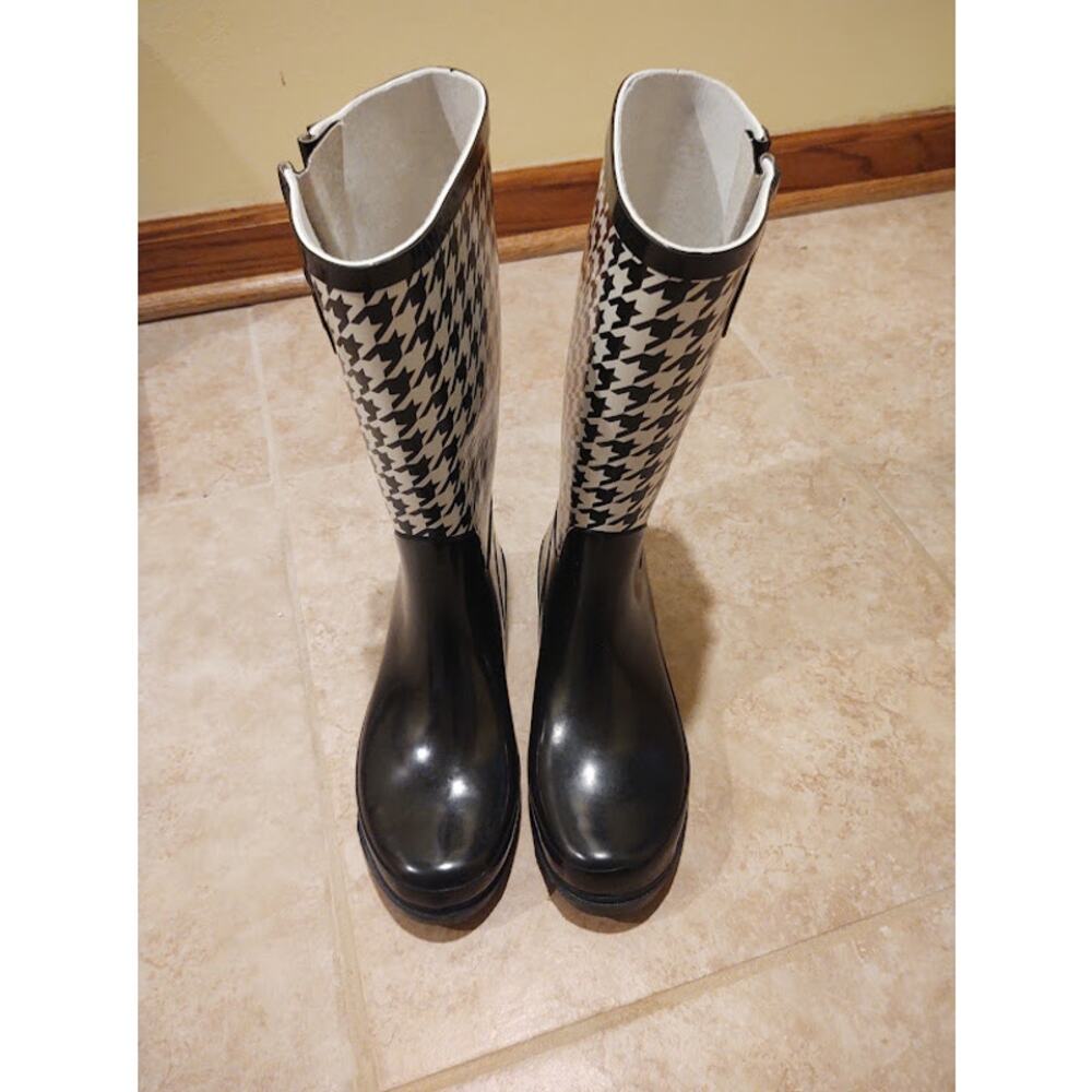 Women's Rubber Rain Boots, Size 7